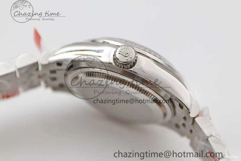 MiroTime 0404 HighPerformance Lady DateJust 28 SS TWF 1:1 Best Edition 904L Steel Pink Dial Diam Markers on President Bracelet NH 2179